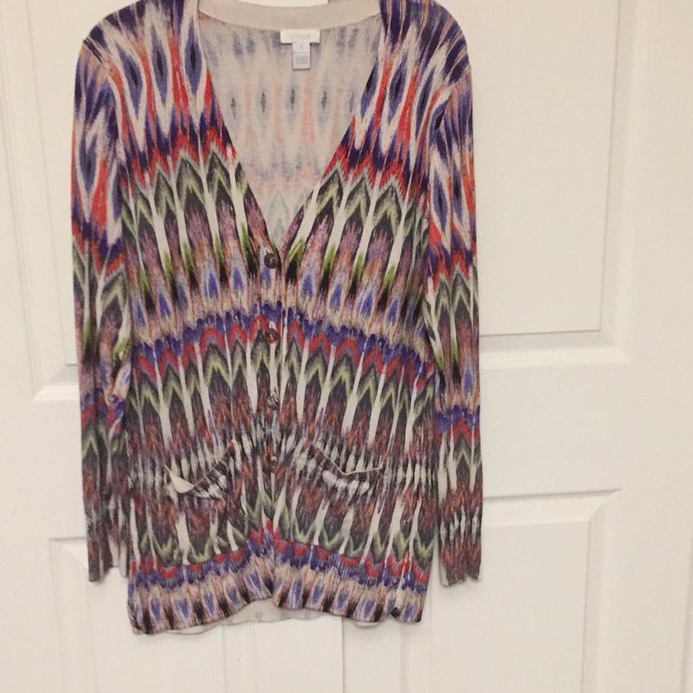 Multi-color cardigan